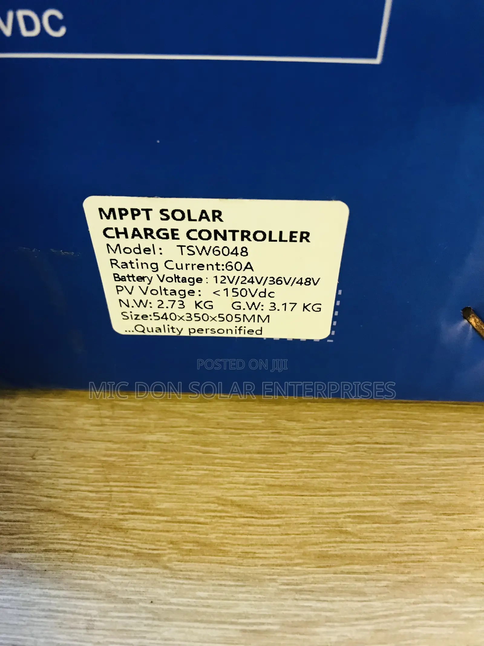 Target Solar 60amps Charge Controller