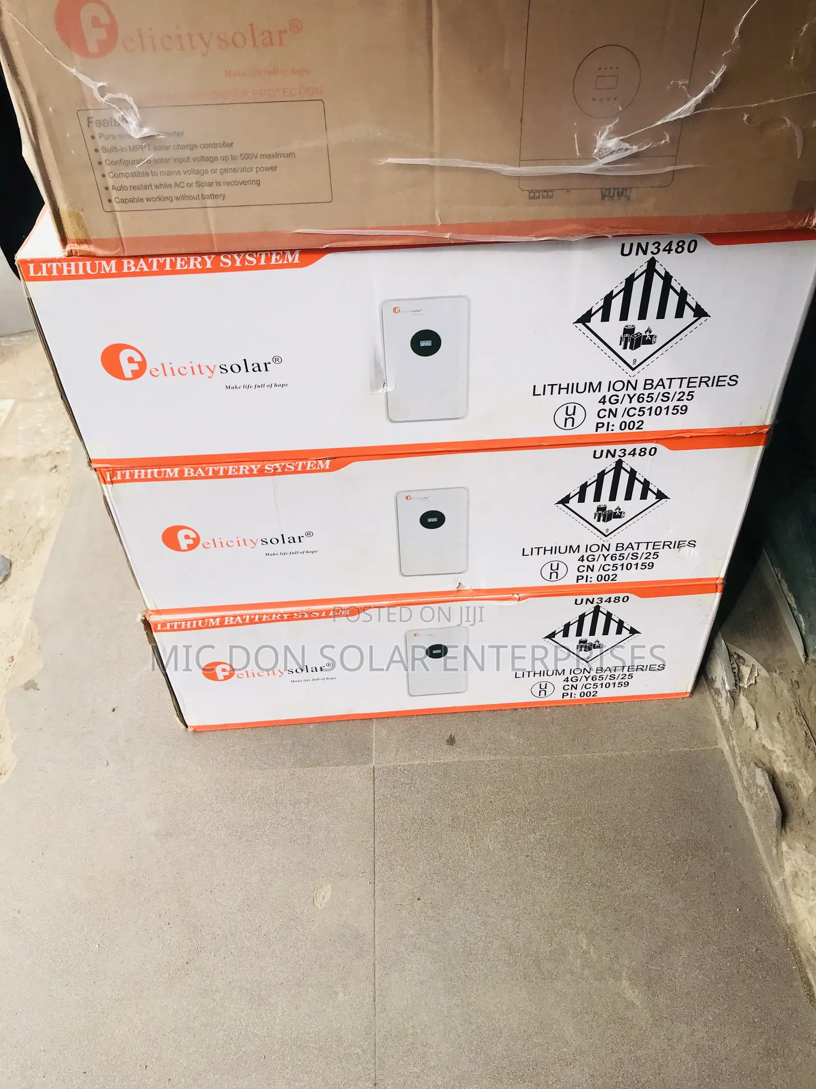 Felicity 5.12kwh Fla Lithium Battery