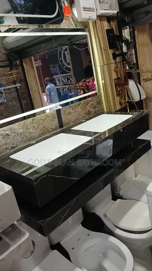 150cm Double Cabinet Marble Basin