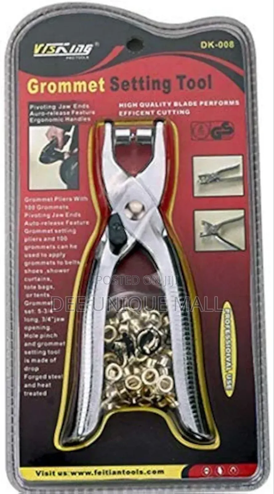 Grommet Hole Puncher Plier Tool