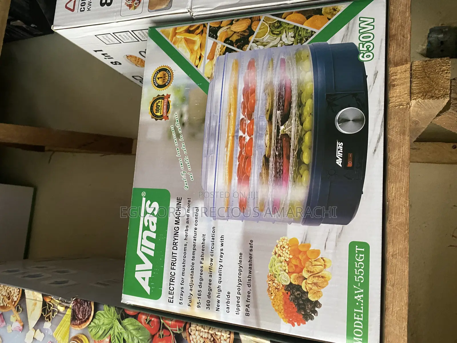 Avinas Food Dehydrator Fruit Dryer - 5 Layers