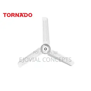 Tornado 56" Inches 3 Long Metal Blades Ceiling Fan 5 Speeds