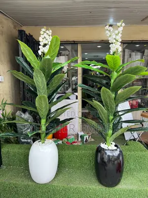 Artificial Plants In Fibre Pot