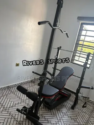 Deluxe Weight Bench With Latpull Bench Press