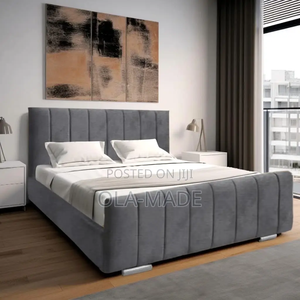 Custom Fabric Bed Frame - Order in Any Size and Design