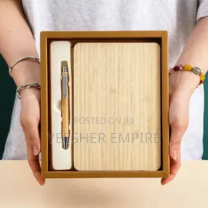 Wooden Notebook With Wooden Pen
