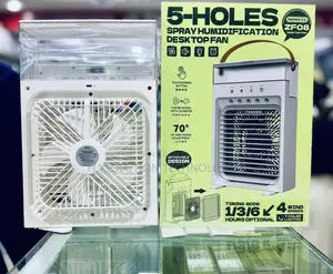 Remax Rs-Zf08 5-Holes Spray Humidification Desktop Fan