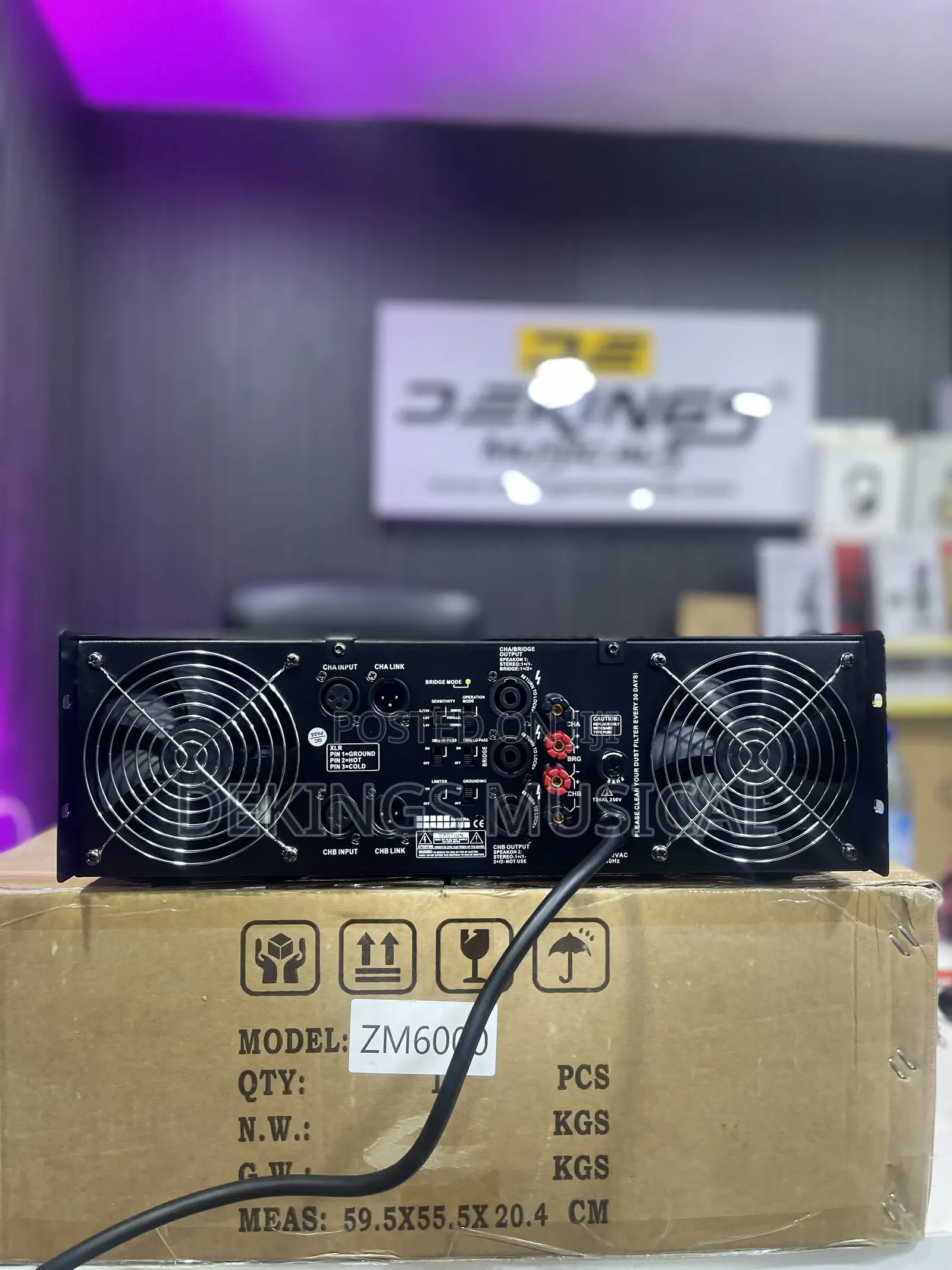 Ca Plus 6000 Watts Powered Amplifier Slave Engine