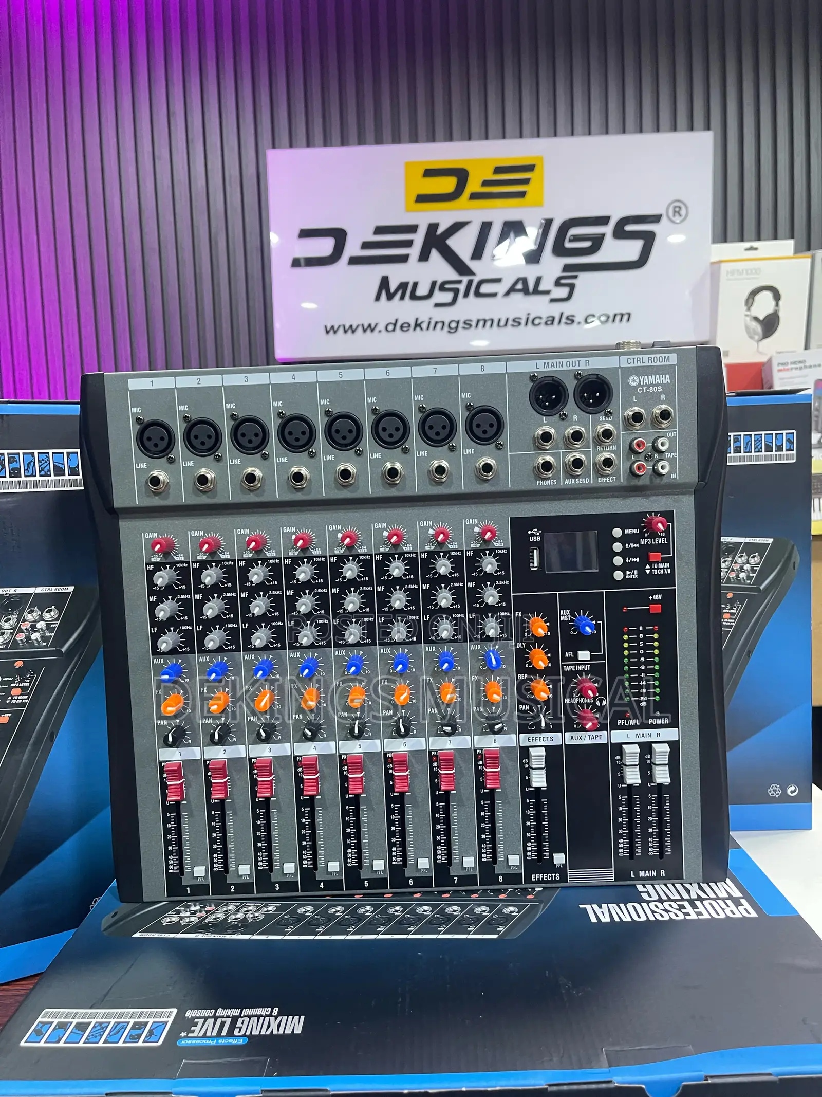 Yamaha Mixer 8 Channels Bluetooth/ Usb