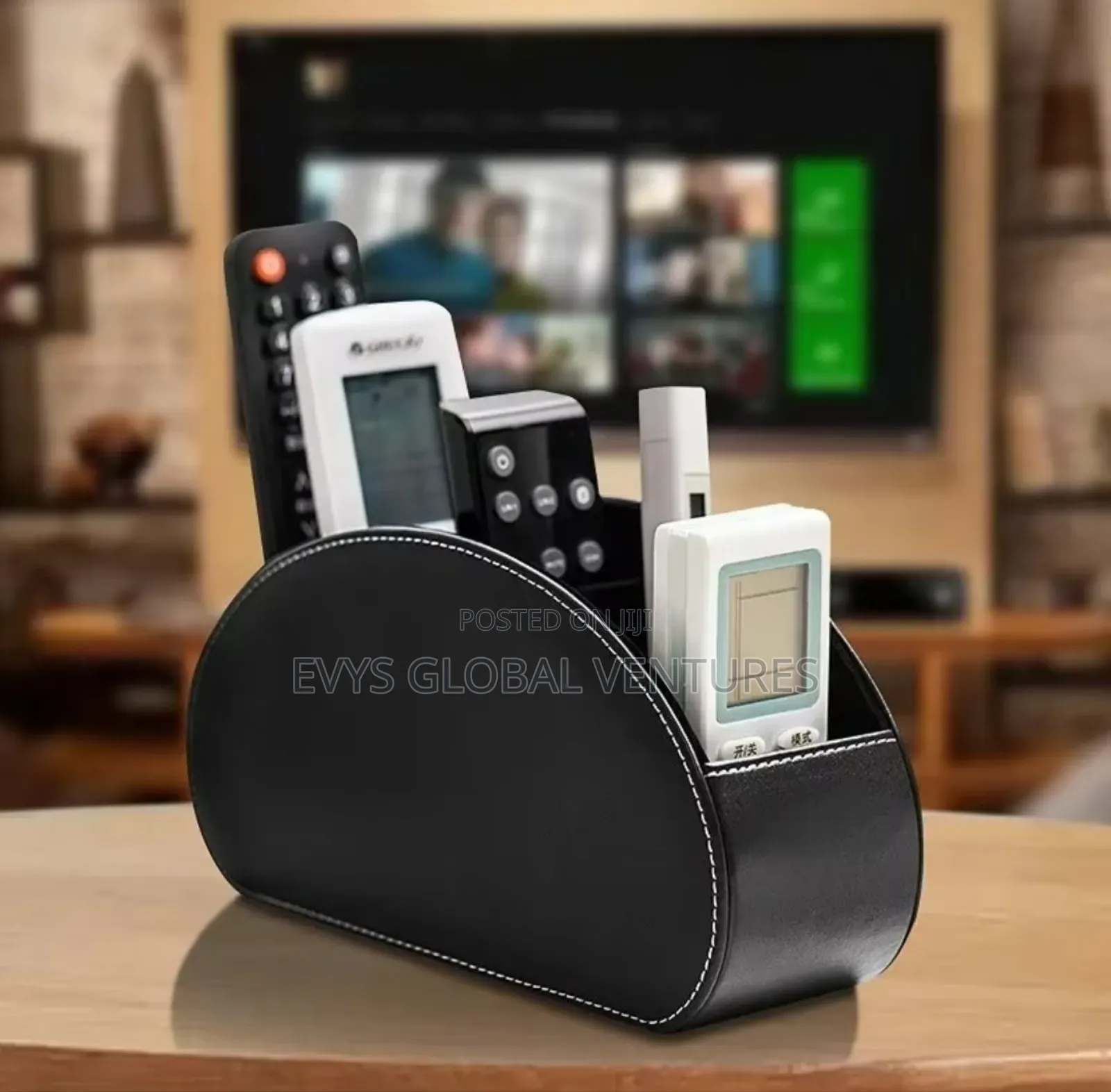 Pure Leather Remote Organizer