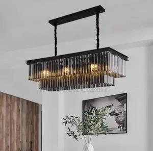 Gold Black Hanging Pendant Light Chandelier