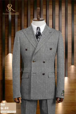 Classic Designer Double Breasted Men Suit