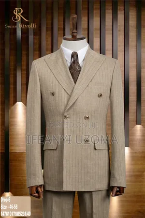 Classic Designer Double Breasted Men Suit