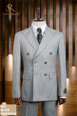 Classic Designer Double Breasted Men Suit
