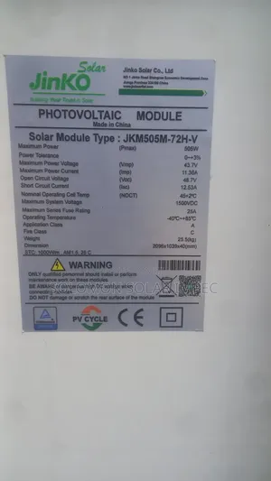 Jinko Solar Panels 600watts