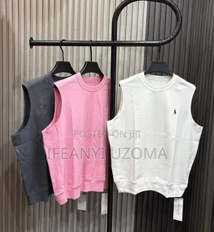 New Polo Ralph Armless Round Neck