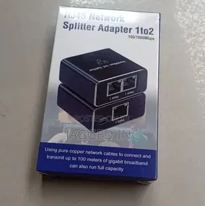 Gigabit Router Broadband Network Connector – 1 To 2 Splitter