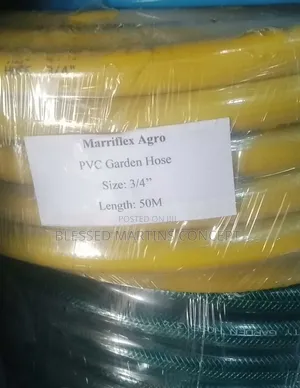 3/4" Yellow Color Agro PVC Garden Hose.Length: 50meters
