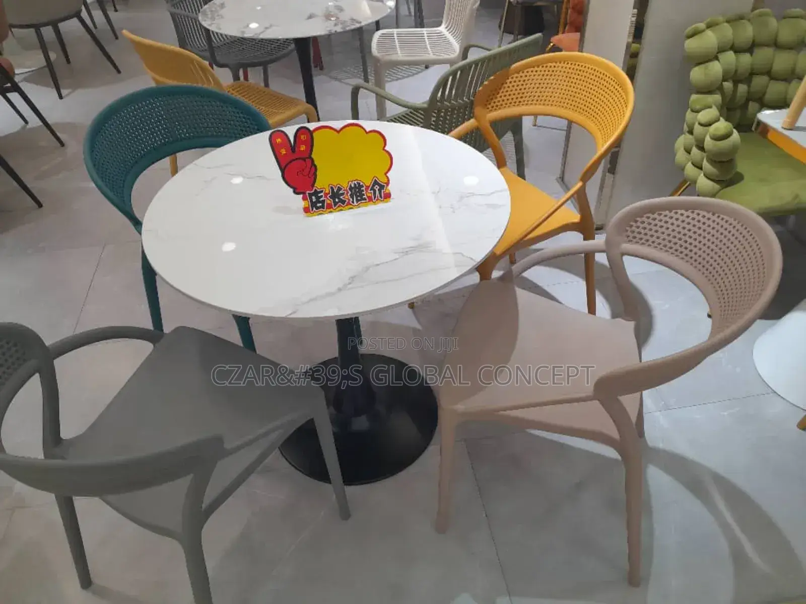 Classy 4 Seaters Restaurant and Bar Set