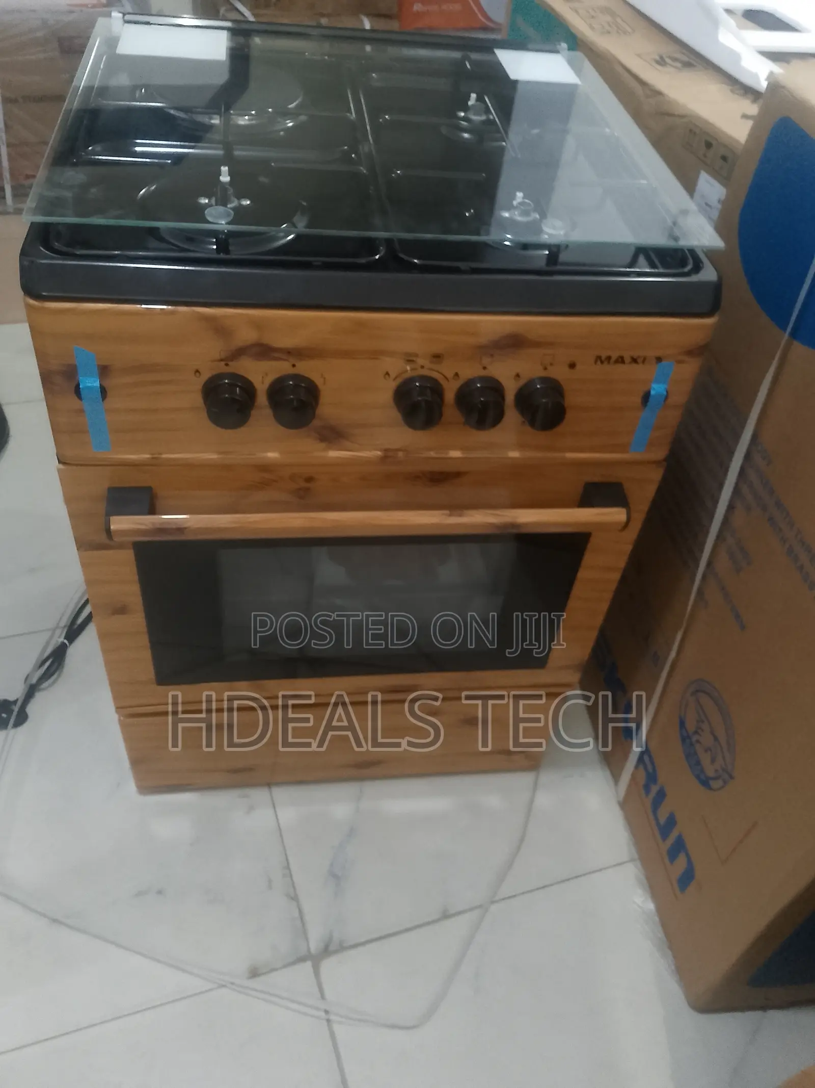 Maxi Gas Cooker 60x60 - With Mechanical Timer Feature