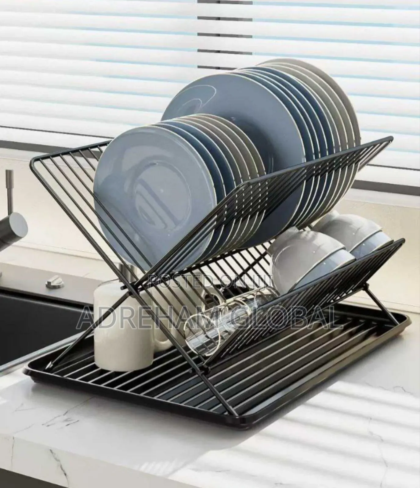 Dish Rack X-Shape Design