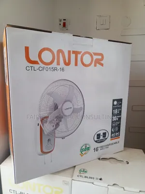 Lontor Rechargeable Wall Fan