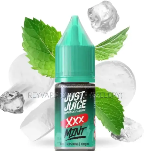 Just Juice Superior E-Liquid XXX Mint 5mg/10ml 60pg/40vg for sale - Reyvape  (smoke Gallery)  Price:  6,000 on Jiji.ng [Gwarinpa]
