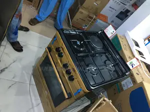 Maxi 3+1 Gas Cooker – 4 Burners (3 Large + 1 Small)