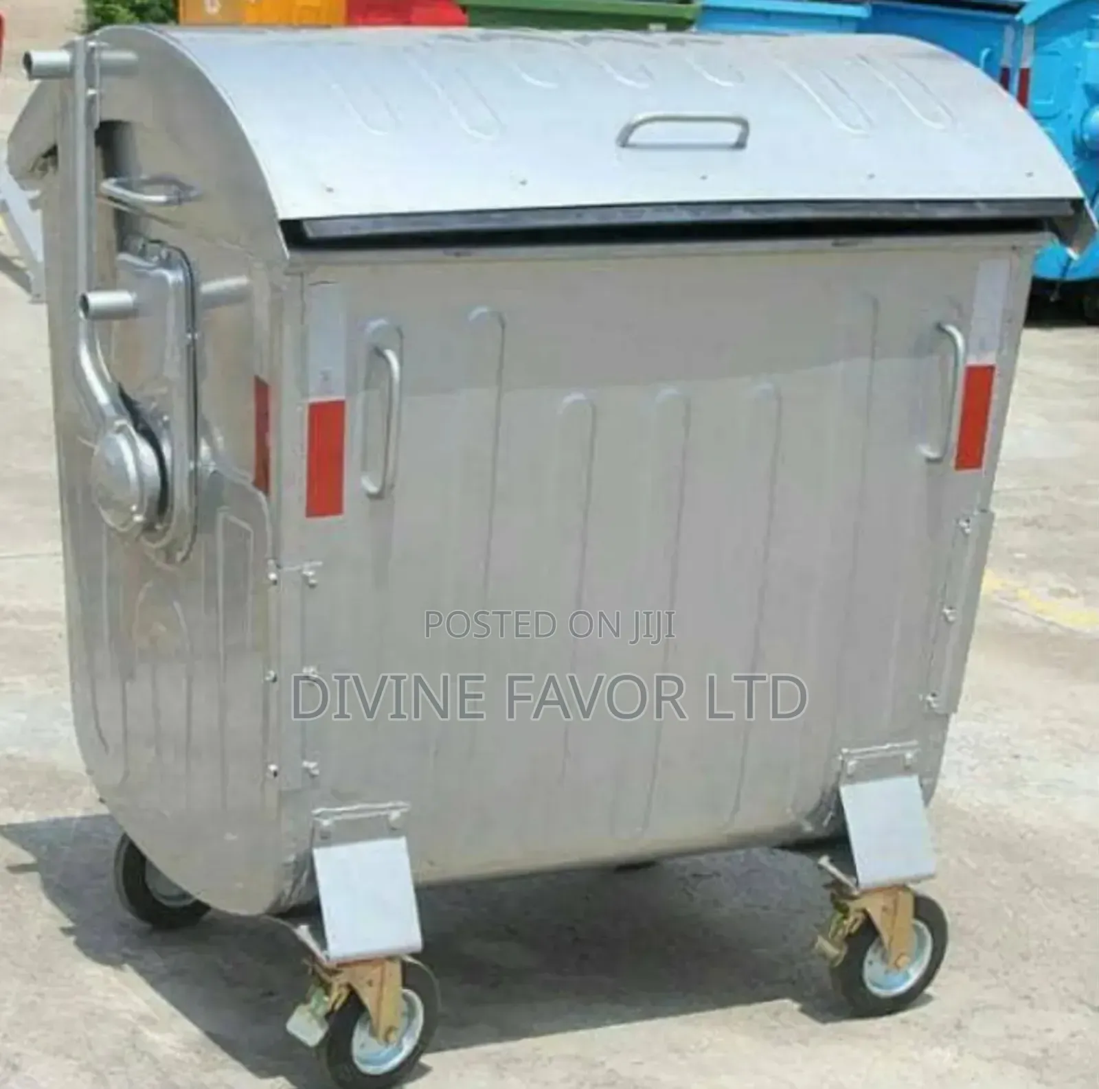 1100 Litres Galvanised Dustbin(imported)