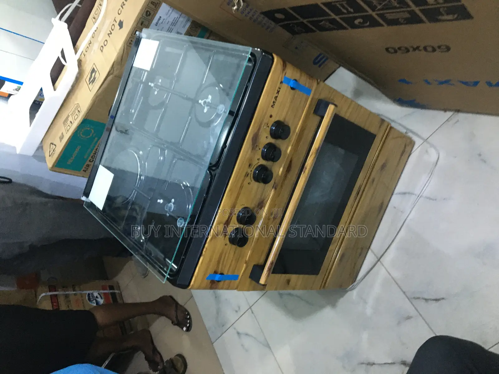 Maxi 3+1 Gas Burner – Very Stable Flame