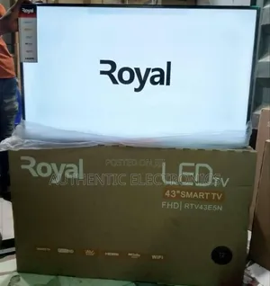Brand New Royal 43'inches Smart Frameless Tv