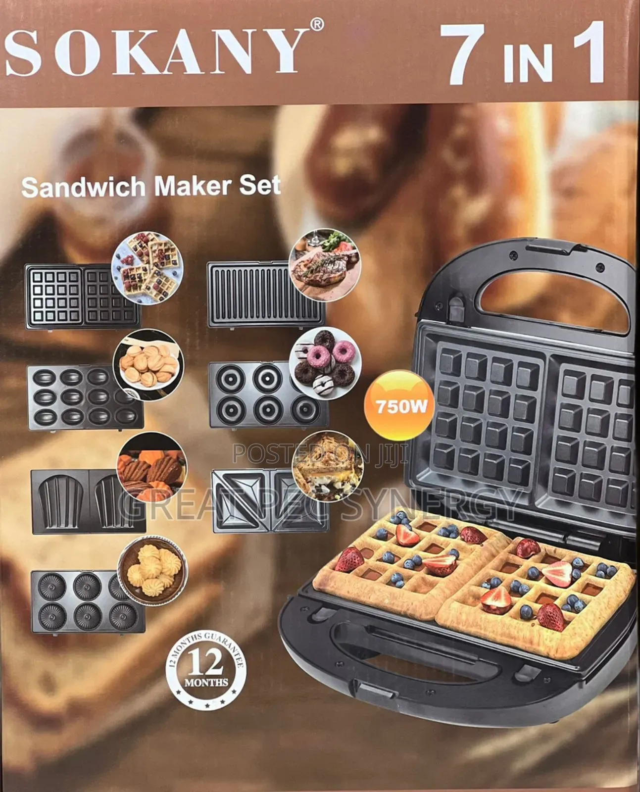 6 in 1 Sandwich Maker