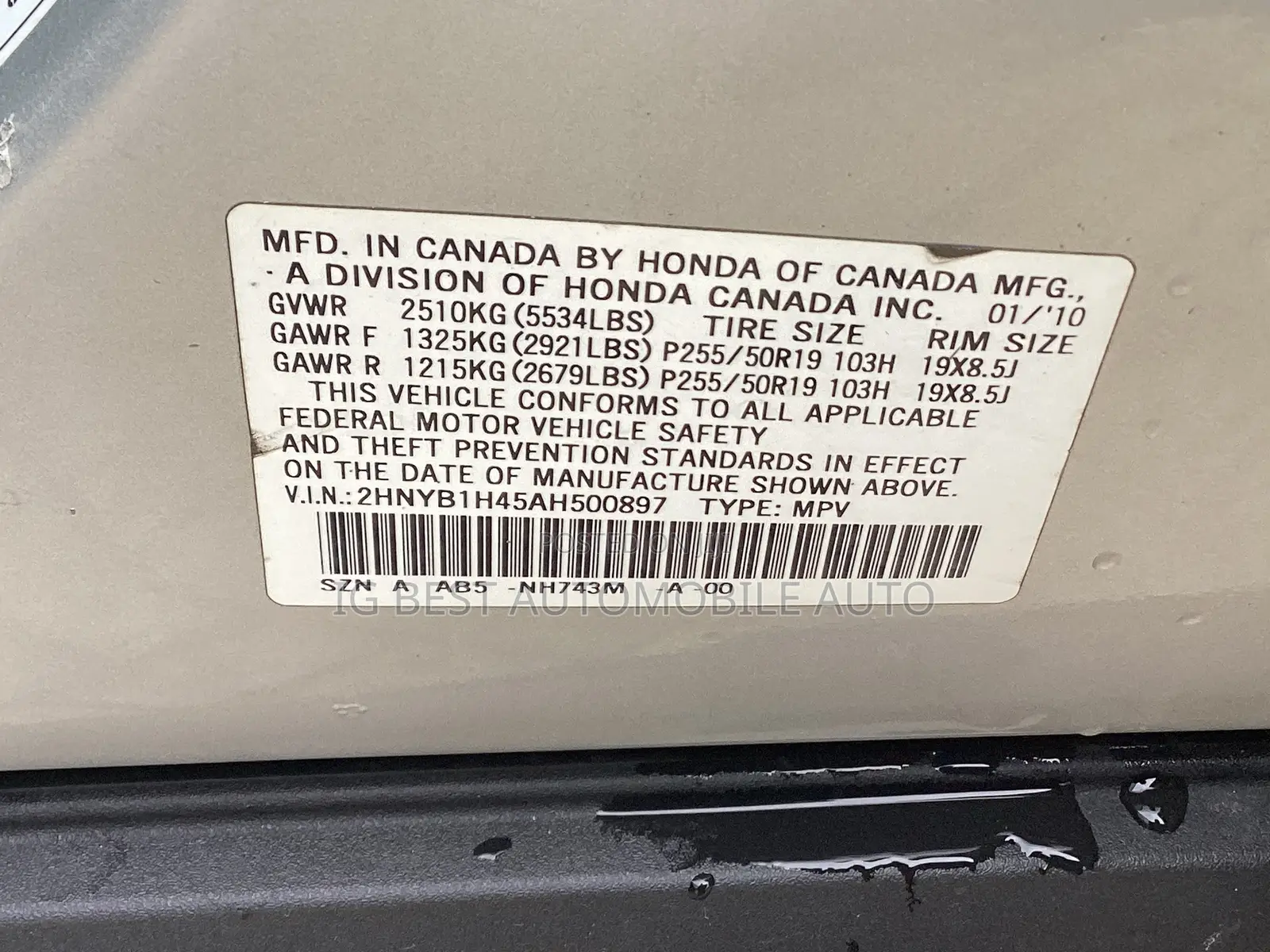 Acura ZDX 2011 Gray