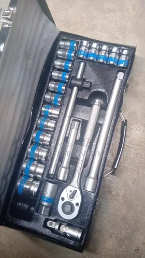 1/2” Dr Socket Set 24 Pieces Professional Quality Tools 