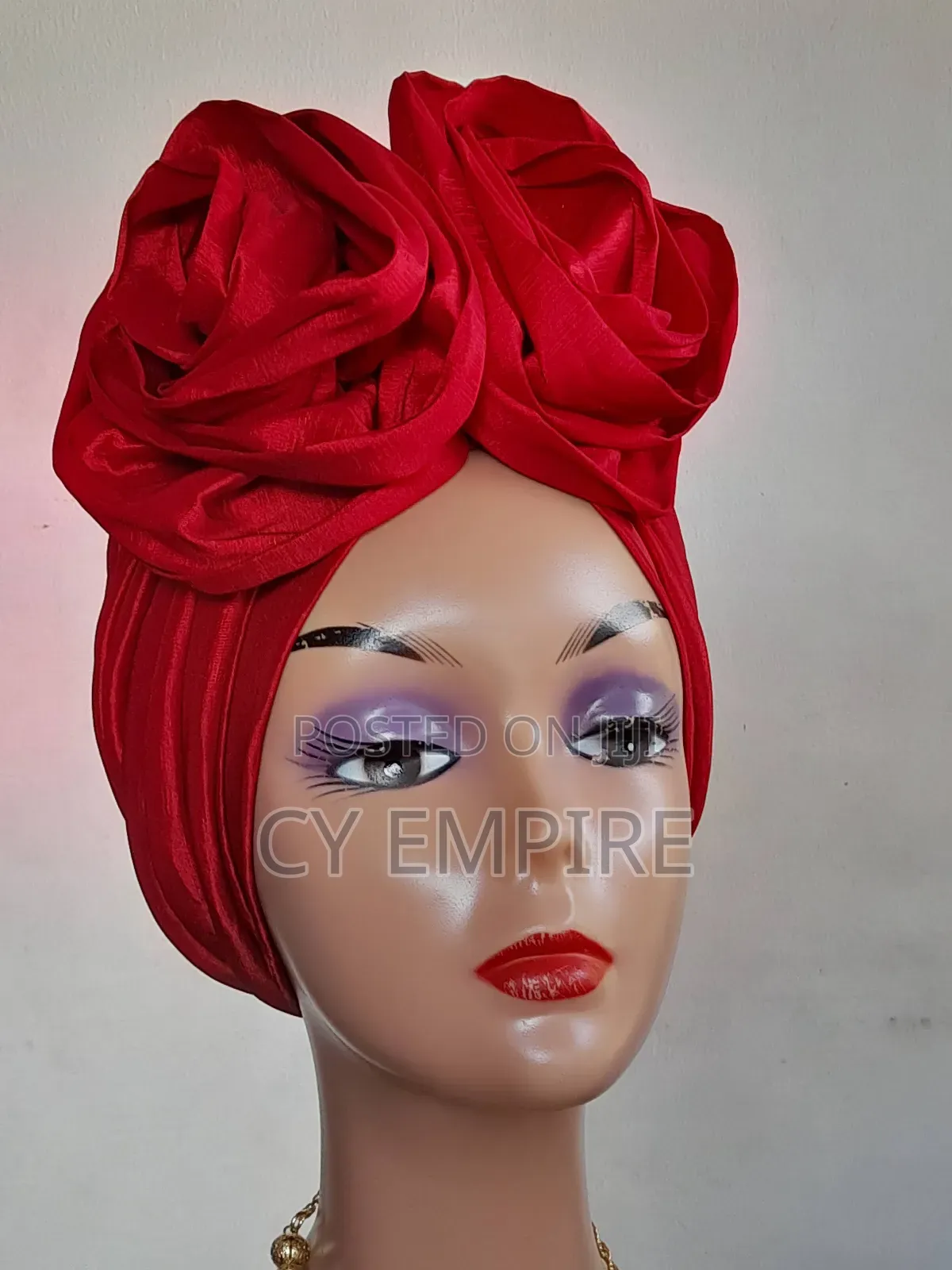 Red Turban Cap