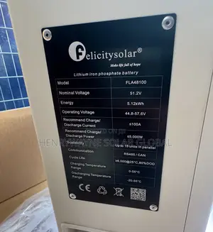 5kwt Felicity Lithium Battery