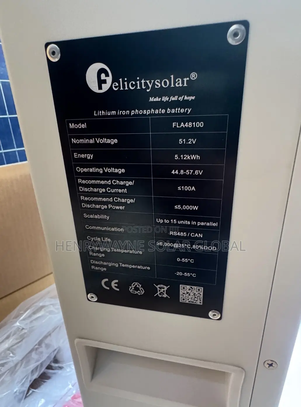 5kwt Lithium Battery