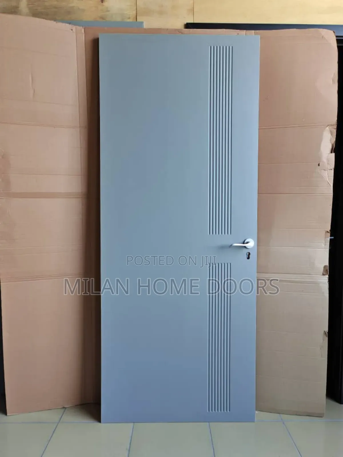 840m Interior Wooden Door Gray