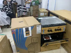 Maxi 6060 Gas Cooker – Triple Burner + Hotplate