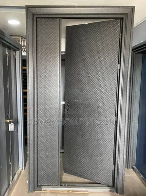 Standard Steel Door Black 4 by 7ft German