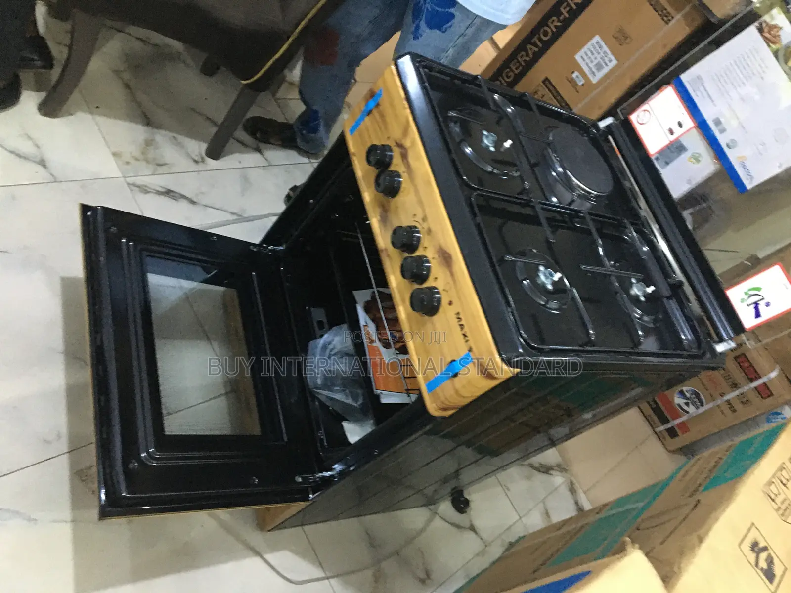 Maxi 3 + 1 Gas Cooker – Excellent Flame Control