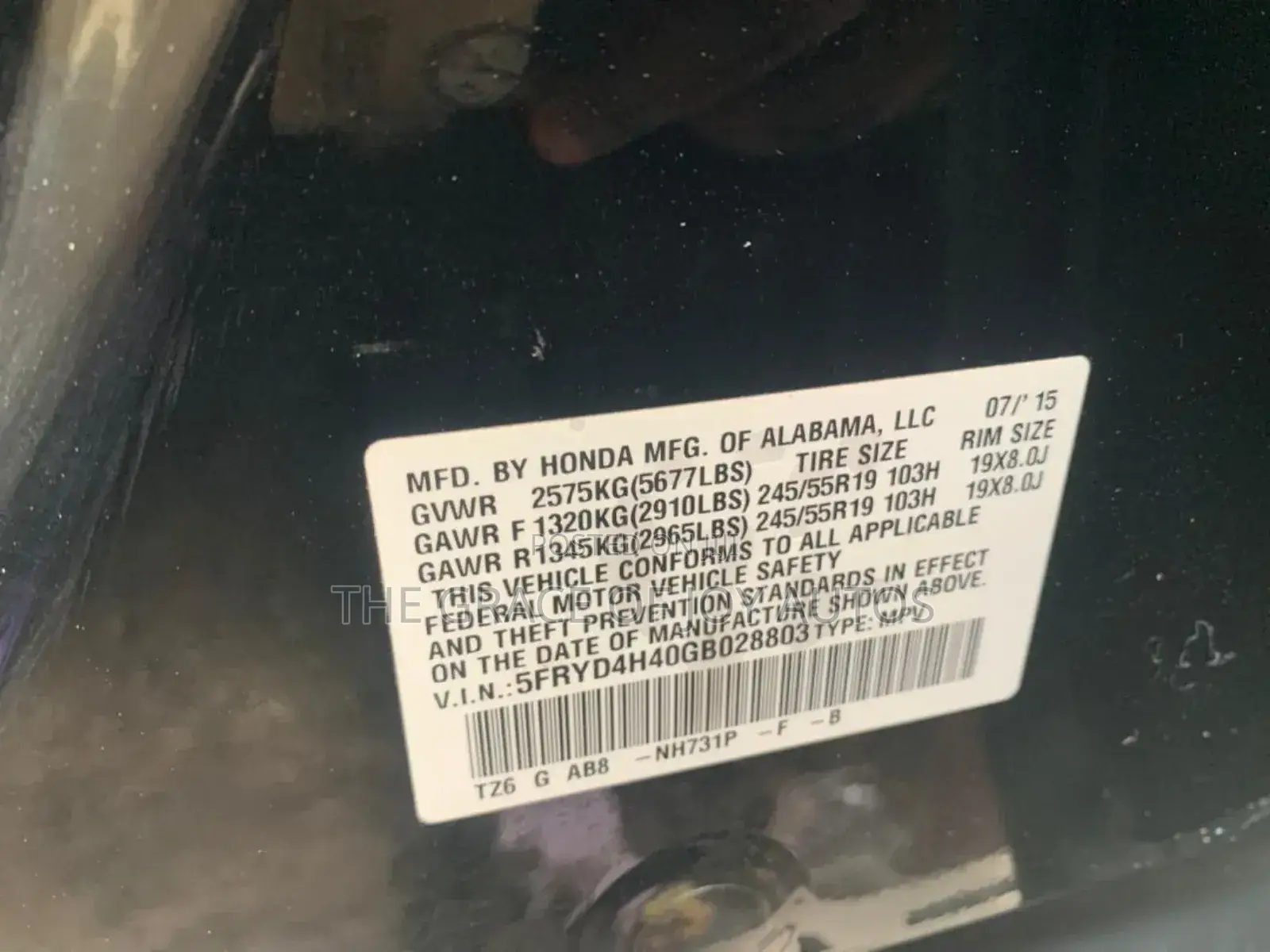 Acura MDX 2016 Black