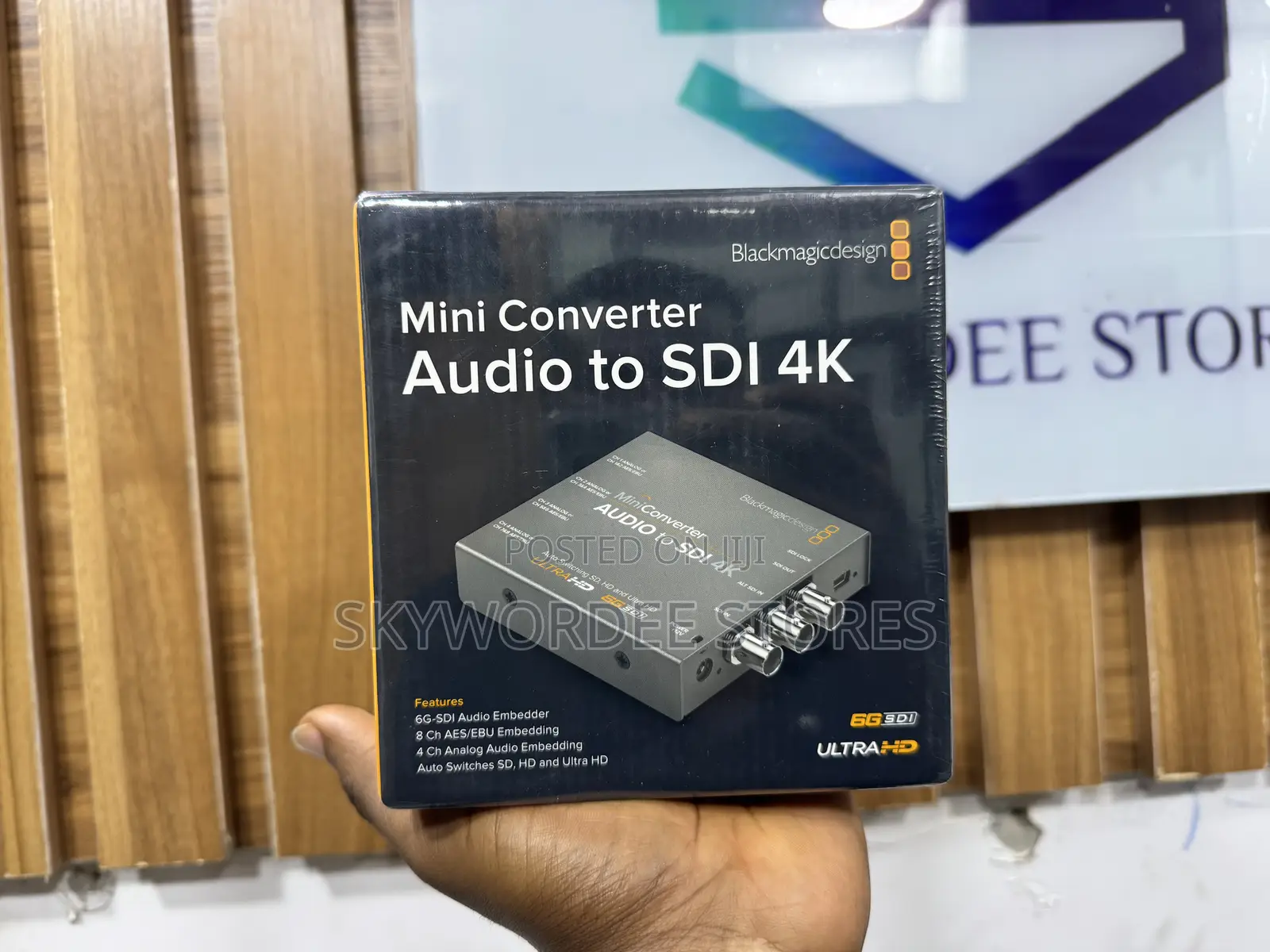 Blackmagic Audio to Sdi