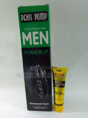 Powerup Electric Pump + Maxman Enlarging Gel: For Penis Enlargement