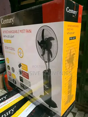 18inches Century Rechargeable Mist Fan With Led Light