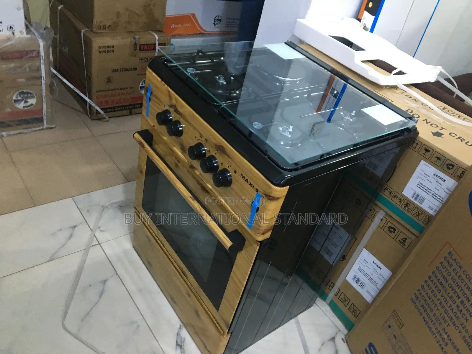 Maxi 3+1 Gas Cooker – Modern Sleek