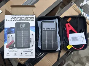 Multifunctional Solar Jump Starter and Air Compressor