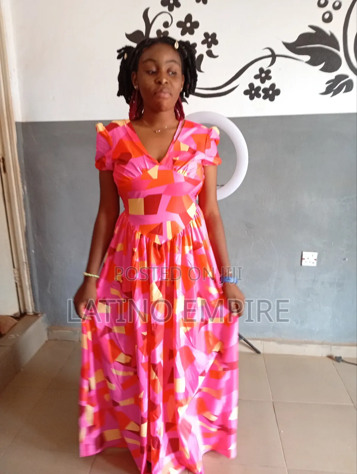 Long Flower Gown