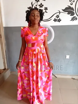 Long Flower Gown