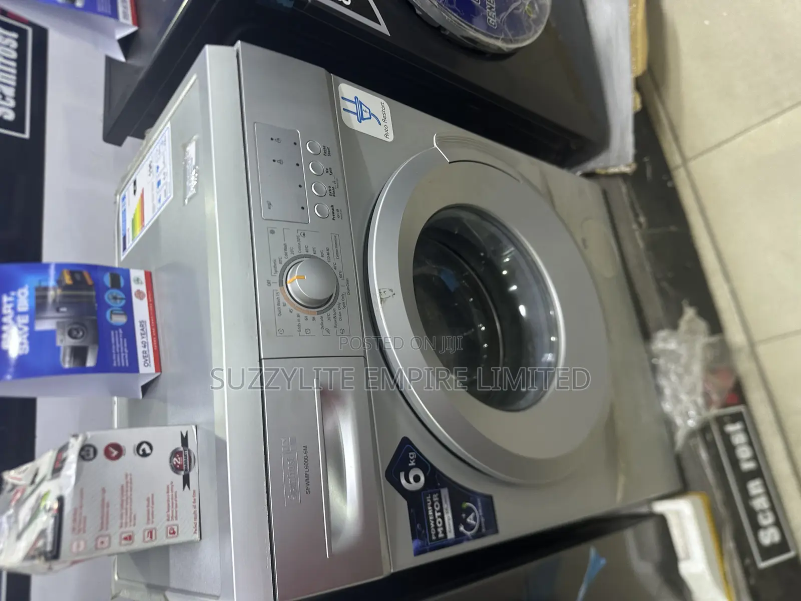 Scanfrost 6kg Front Loader Wash And Spin Washing Machine